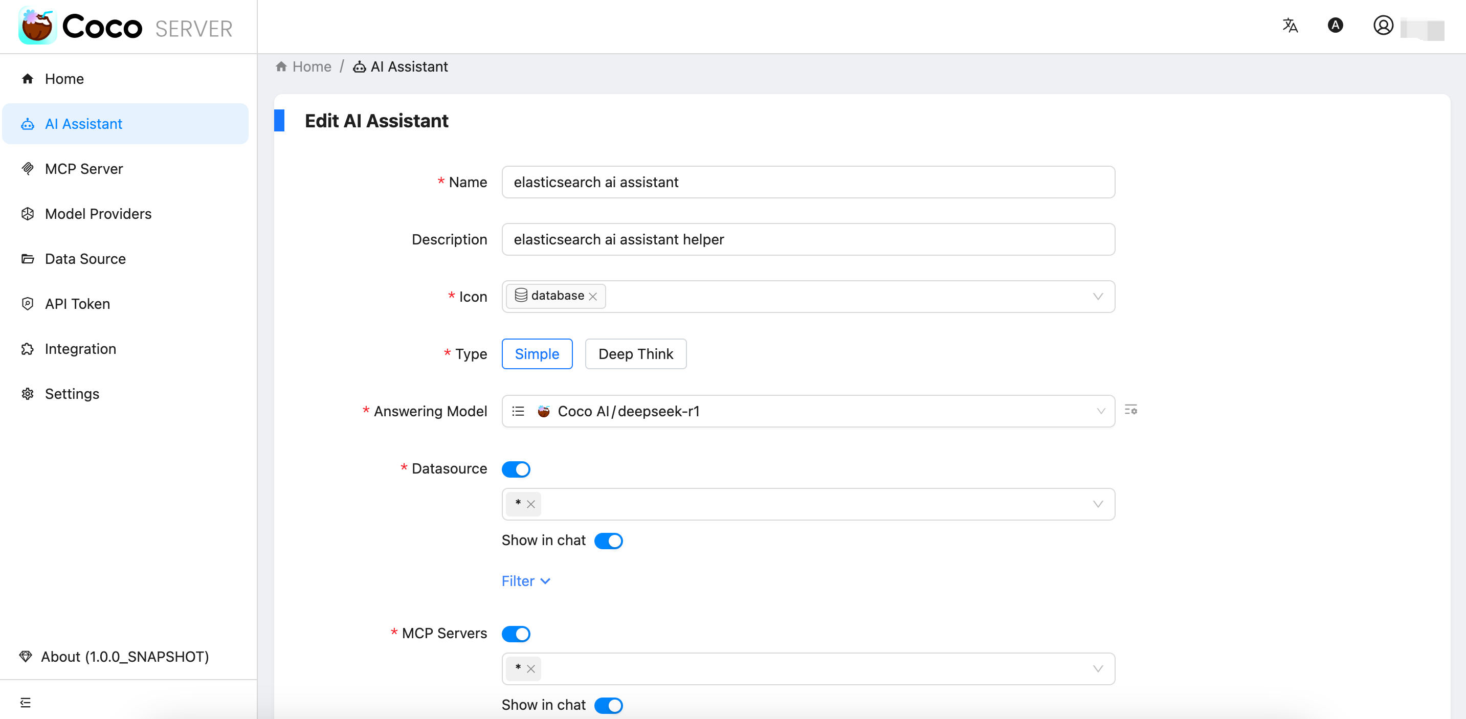 add assistant