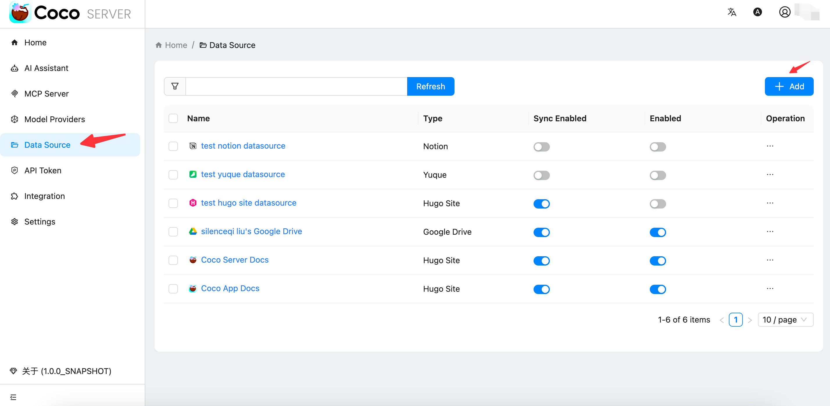 add google drive datasource