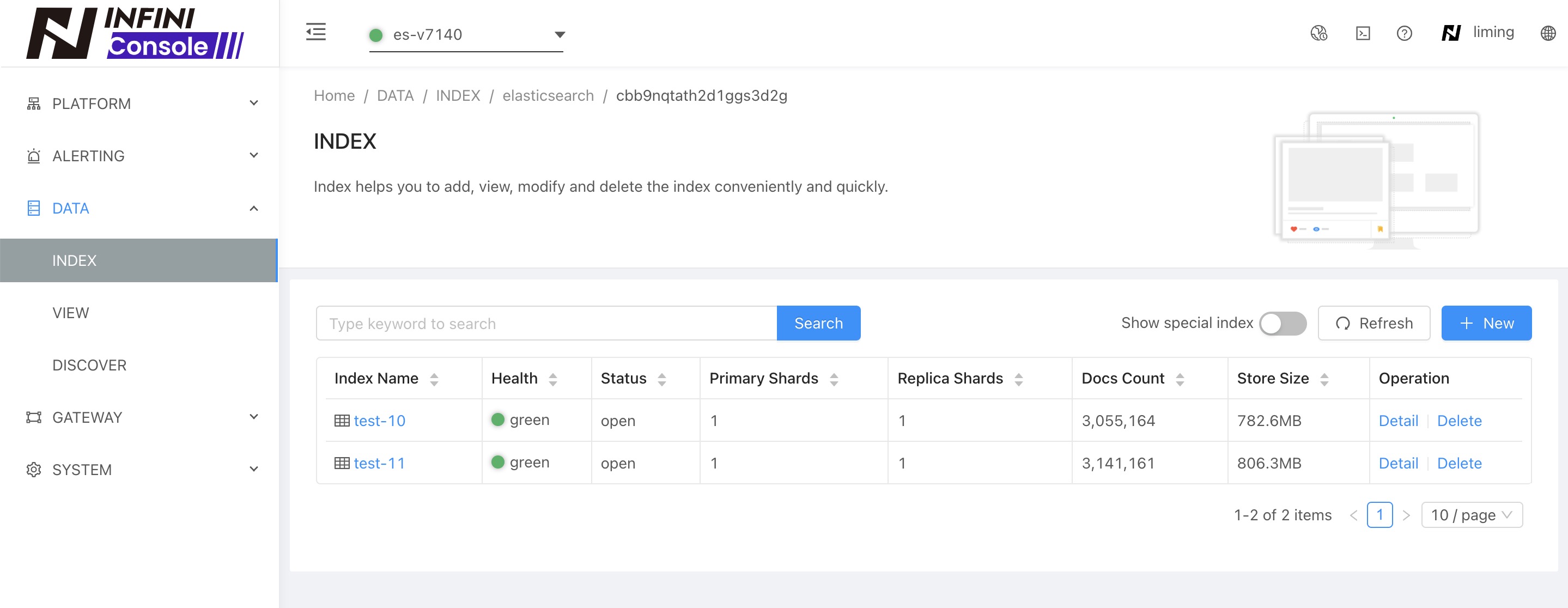 How to assign Elasticsearch index-level permissions to INFINI Console ...